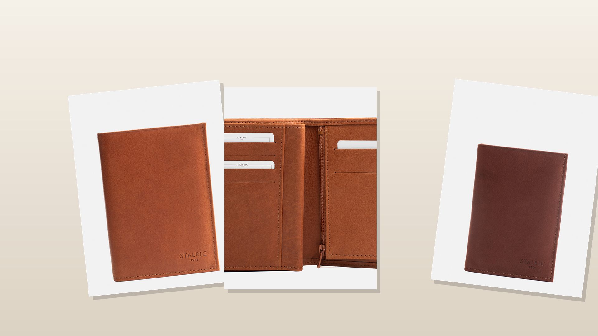 Portefeuilles STALRIC en cuir — fabriqués à la main à Graulhet, Occitanie